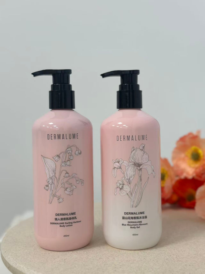 Dermalume Body Gel & Body Lotion Set